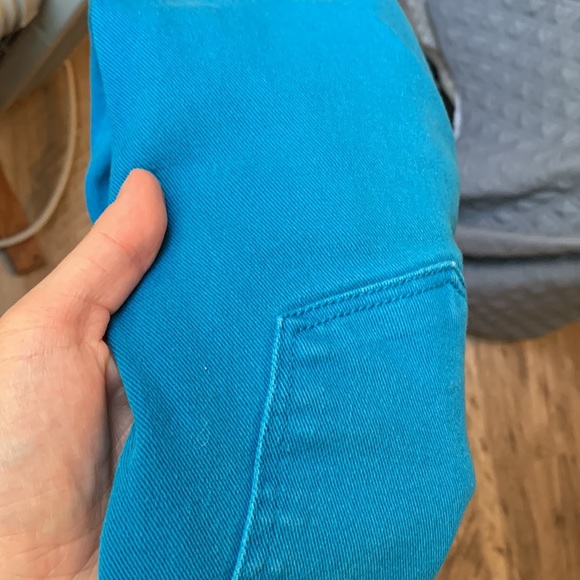 DKNY teal women’s skinny jeans. Soho skinny size 4 - Picture 7 of 7
